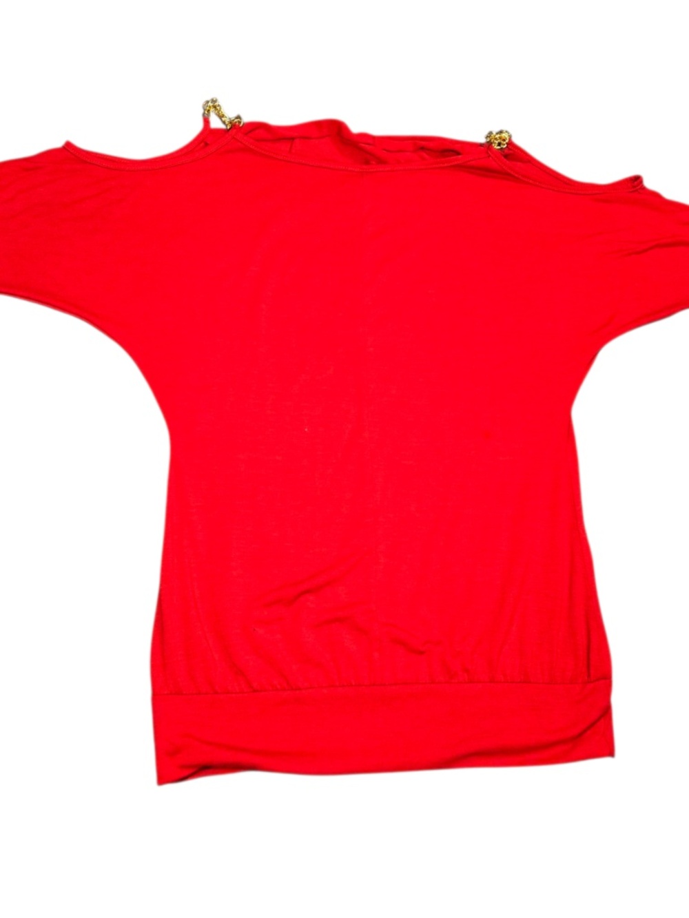 Short sleeve cotton dress shirt with gold hardware - Picture 7 of 16